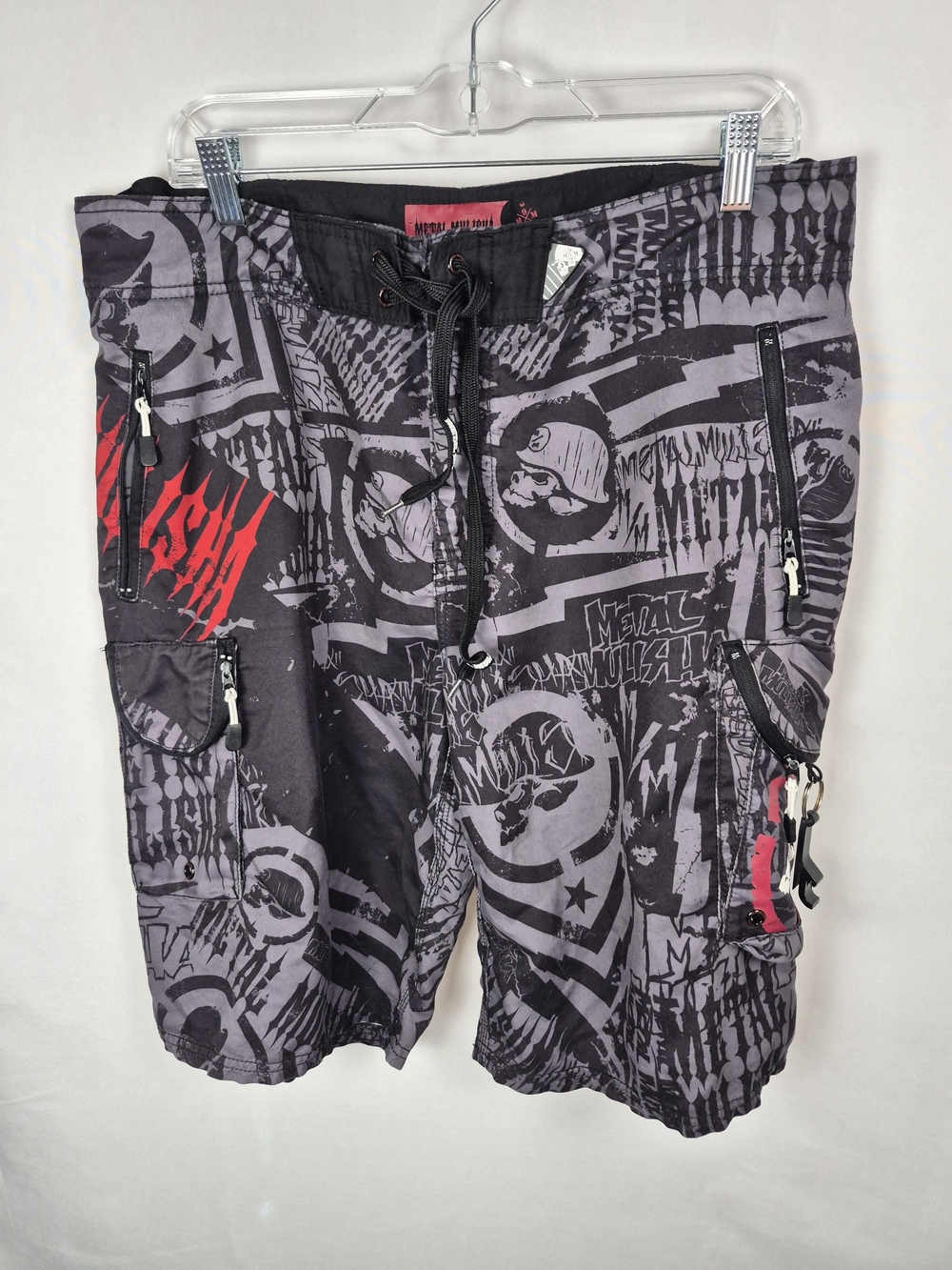 Metal Mulisha D Lush II Board Shorts Size 26
